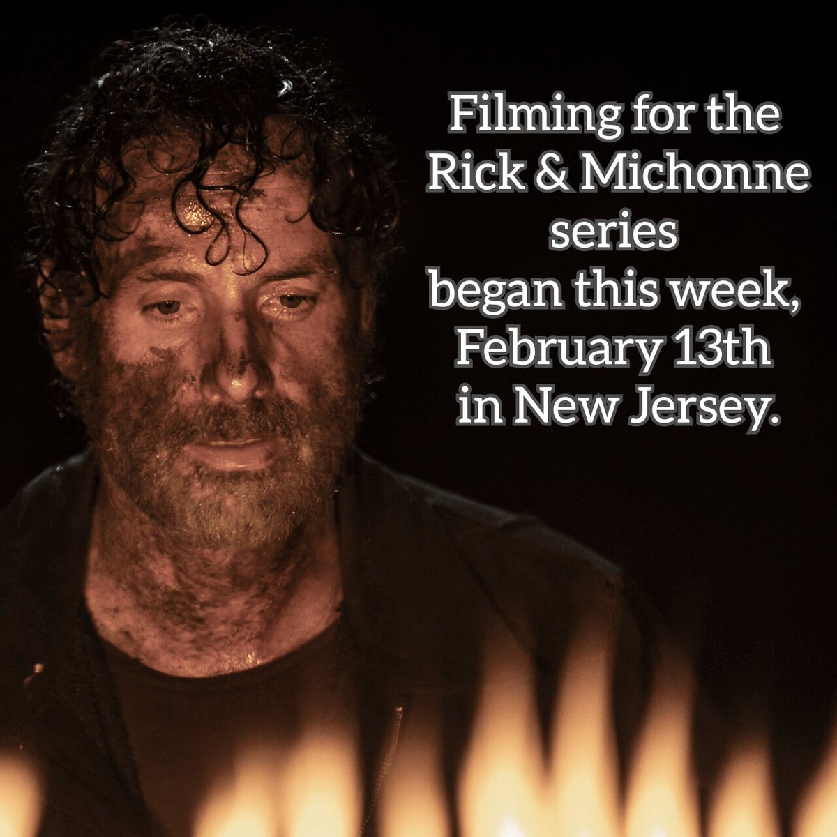 NEWS: Andrew Lincoln has already started filming the Rick &amp; Michonne series this week, February 13th in New Jersey.

#RickGrimes 
#AndrewLincoln