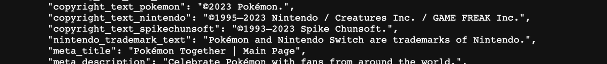 CentroLeaks's tweet image. New Pokémon Mystery Dungeon announcement possibly coming soon.

The copyright text for Spike Chunsoft has been found in the files for the new #PokemonTogether website. Could hint at an announcement during Pokémon Day.