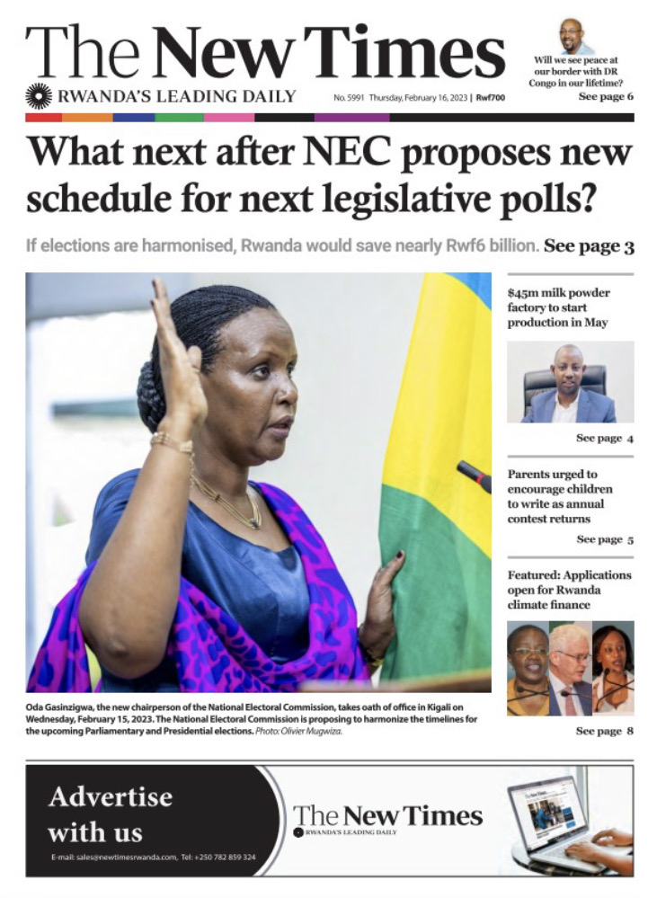 The New Times (Rwanda) on Twitter: 