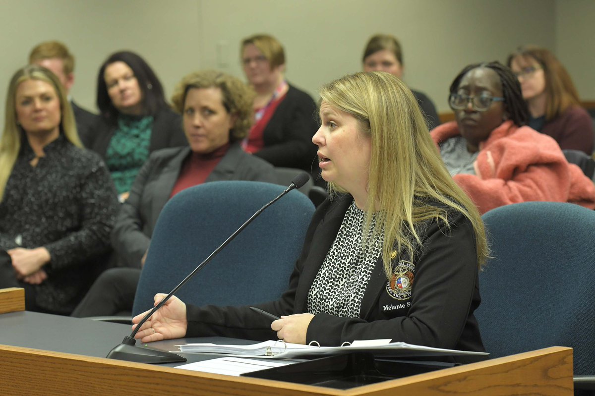 MStinnettSWMO's tweet photo. Two bills - one purpose: increasing competitive integrated employment opportunities for individuals with disabilities. I was honored to present my first bills to committee yesterday and was humbled by the testimony presented. #MOleg #DisabilityLeg https://t.co/eoKG6lSmgV