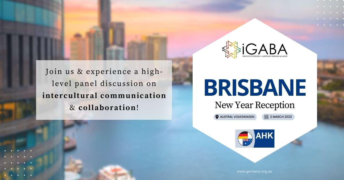 We, together with IGABA, are excited to welcome you to our New Year Reception in #Brisbane!
📍 Austral Volkswagen, Brisbane, QLD
📆 Thursday, 2 March 2023
🔗 More Information &amp; Registration: australien.ahk.de/en/events/even…
#AHKAustralien #BrisbaneEvents
