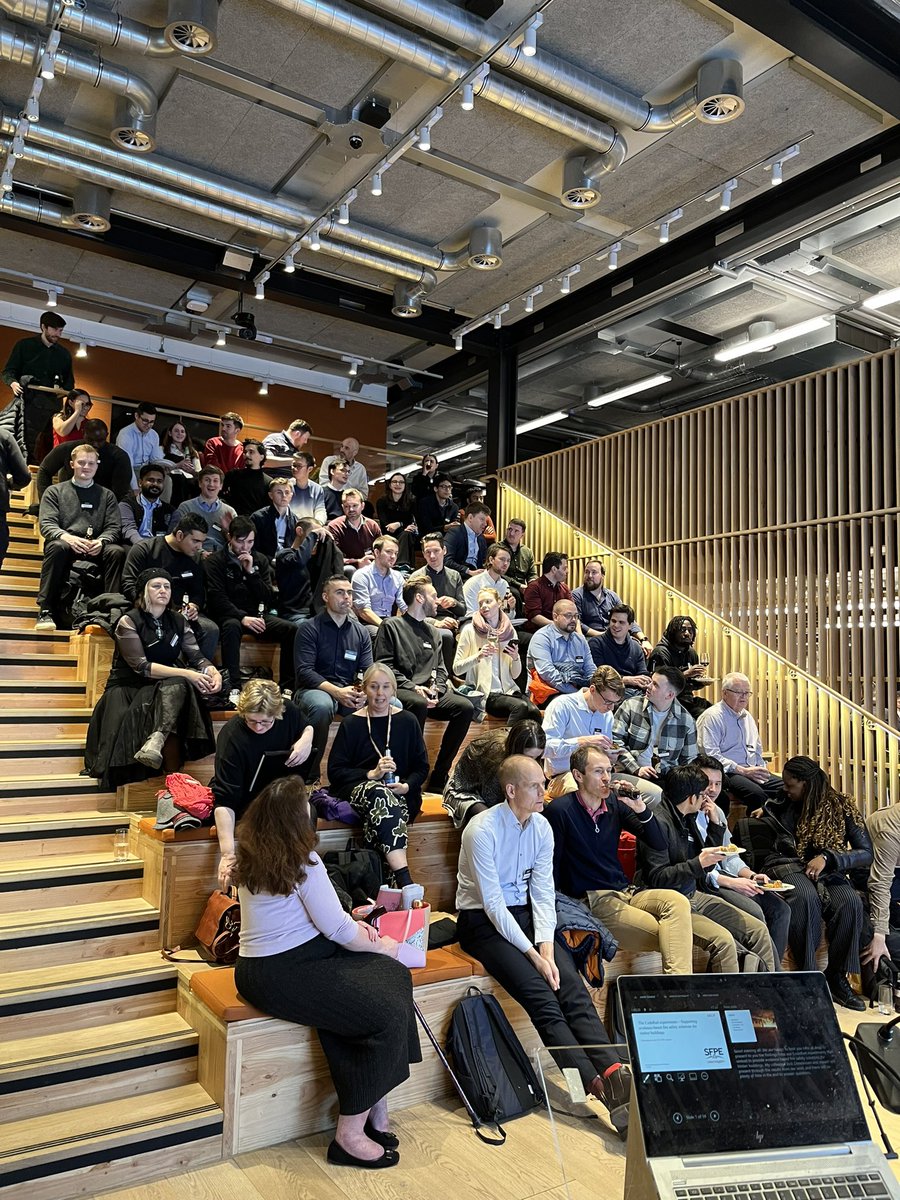 SFPE_UK's tweet photo. Thanks also to @Arup for hosting this event in their London office.

#SFPE #SFPEUK #SFPEEurope #SFPEcommunity #fireresearch #firescience #compartmentfires #timberbuildings #firetesting #fireengineering #collaboration #lifecyclebuildings https://t.co/FG3hlUnab8