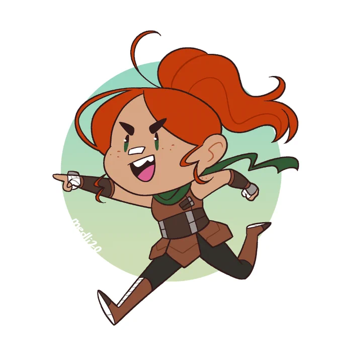 Lil' rambunctious girl  