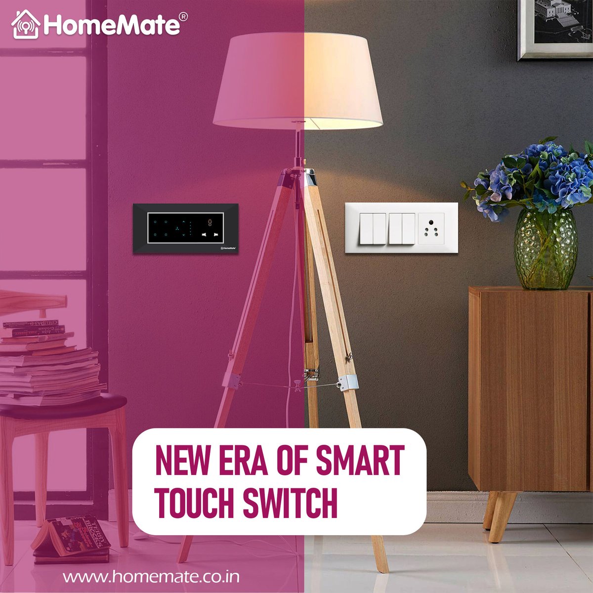 HiHomeMate's tweet image. Get HomeMate Smart Touch switches Today!
.
homemate.co.in
.
#smartswitch #smarttouchswitch #homemate #smarthome #smartproduct #smartdevice #googleassistant #amazonalexa #smartsecurity #smartplug #curtainswitch #retrofitswitch #retrofit #smartextension #leddimmer