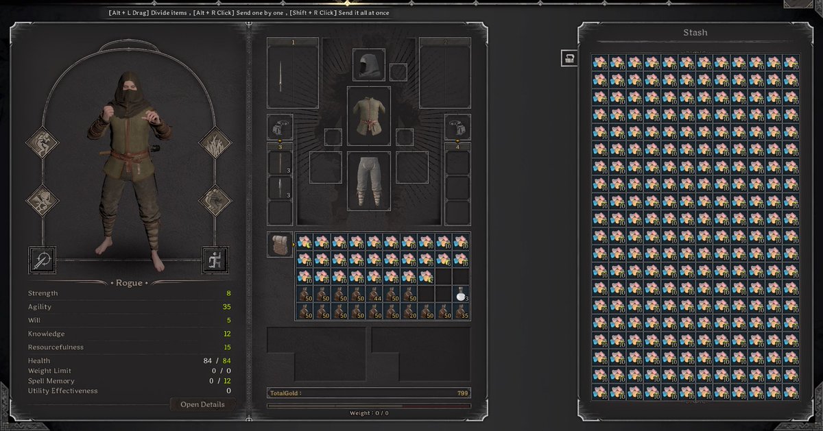 KviarTv's tweet photo. Le playtest 4 de DaD aura été vraiment cool et m’aura volé 150h de ma vie. Seul problème la taille des stash Kappa #DarkandDarker . Bonne nuit 🤡 https://t.co/35ha8X4Zhh