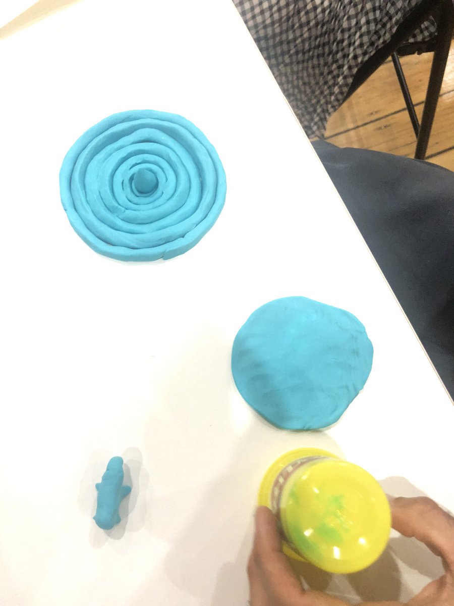 Some fun with play doh in today’s session! Just look at that sausage dog!