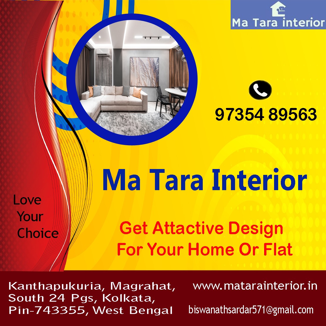 matarainterior's tweet image. Refine your taste for interior design for your home

#bestinteriordesigner #interiordesign #Interiordesignforhome #interiordesignforoffice #modularkitchen #interiordesignerinkolkata