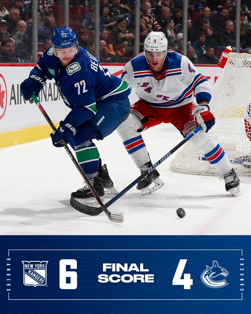 Canucks's tweet image. Final.