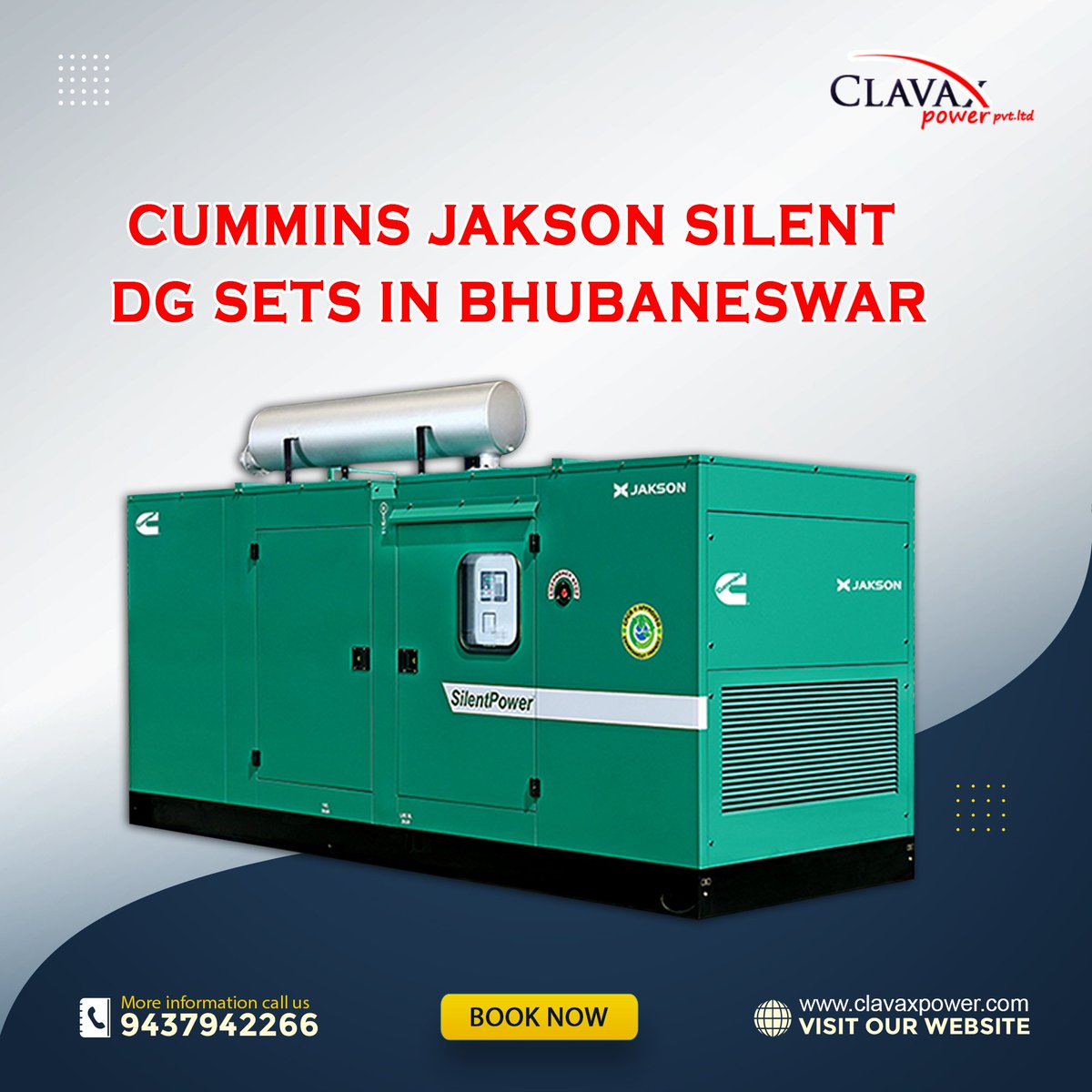 clavaxpower's tweet photo. Cummins Jakson Silent DG Sets In Bhubaneswar.
.
.
To know more about our products contact
Contact no - 9437942266
.
.
.
.
#clavaxpower #jakson #dgsets #dieselgenerator #dieselpower #generator #jaksondgsets #cumminsdiesel #silentdg #dgset #Diesel #cumminsdgsets #cumminsdiesel https://t.co/l5Qanl3nJb