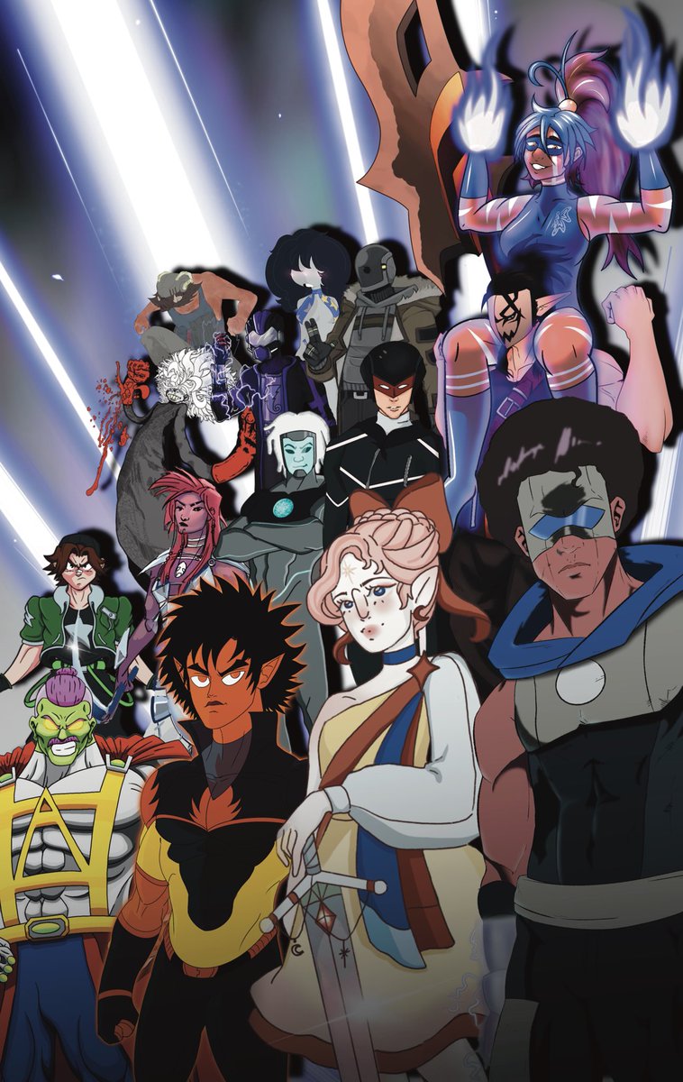 TheRusty_Dusty's tweet photo. Collab collab collab!!!! I finally hosted a collab and ngl…it turned out AMAZING! Thank you to everyone involved! I don’t have everyone’s twitter BUT still thank you!
#collaboration #Collab #superhero #hero #comic #manga #artist #art #ThankYou https://t.co/o20nfNkgj8