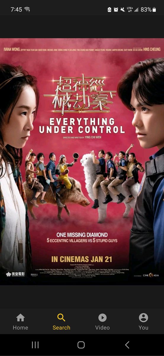SamGorC's tweet photo. Film 50 "23 #EverythingUnderControl random, werid, &amp; cringe but it works somehow. Ensemble is having fun. Ivana Wong, Michael Ning, &amp; Juno Mak is a highlight &amp; delight to watch. Random action was legit choreo 💪🏻💯. Despite it all, this had heart &amp; was charming. https://t.co/zqyi3bju9Z