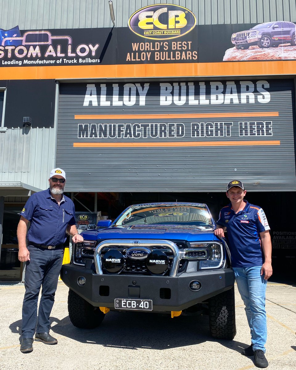 Todd_Hazelwood's tweet photo. I’m very proud to re-sign with @ECB_Aust as their offical brand ambassador for 2023! 🤝
Together, we’ve got an epic year planned ahead and I cannot wait to feature ECB in my life both on and off the race track.
#THR x #EastCoastBullbars • #AustralianMade #Alloy #BullBars https://t.co/mEKJvb49YX
