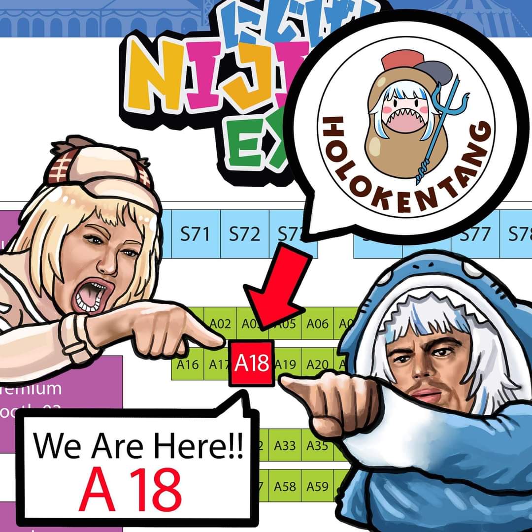 Vist me and squad at #nijigenexpo 