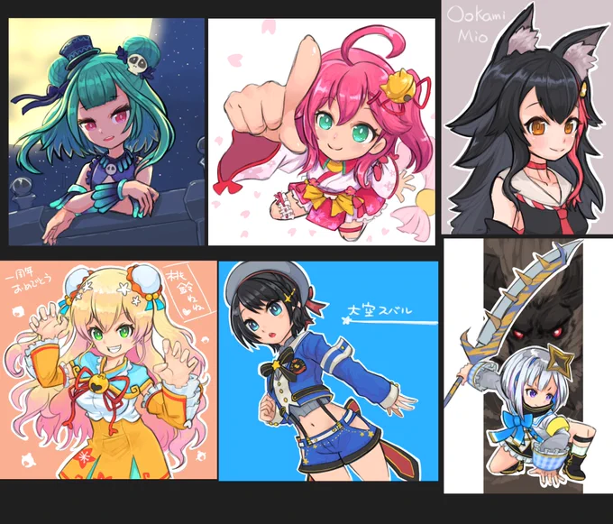 ホロライブ過去絵まとめ
#ホロライブ 
#hololive 