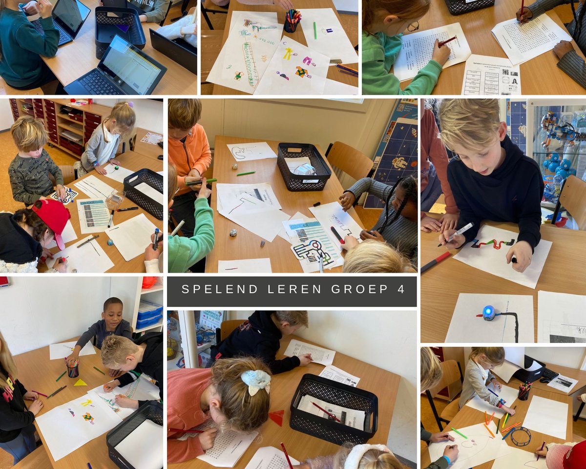OBSBrandevoort's tweet image. Groep 4 in het Tech Lab aan de slag.
#Brandevoort 
#Brainportonderwijs 
#techlab
