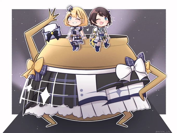  Idol AmeShuba! and uhhhhhhhhhh an idol potfriend from elden ring... yeah#ameliaRT  #プロテインザスバル 