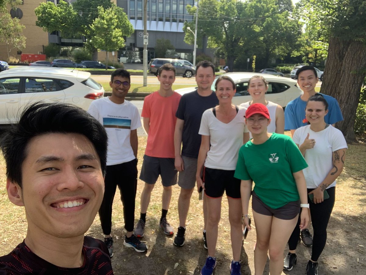 AmirrHossain's tweet photo. Great start at 37°C. 
Feel free to join MIPS Run Club with @CNI_lab every Thursday 4 PM at Princes Park. https://t.co/XJawHDHNzc