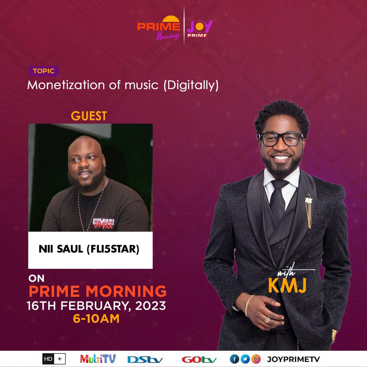 KMJonAIR's tweet photo. We are live!! 🔥 @JoyPrimeTV till 10am. 

Breakfast is served! https://t.co/NLVr5PWl6H