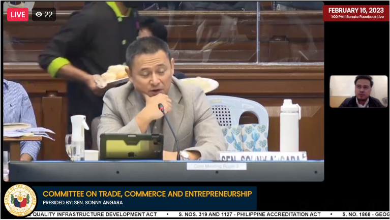 senatePH's tweet photo. ๐ดLIVE
The Committee on Trade, Commerce and Entrepreneurship, chaired by Sen. Sonny Angara, conducts a public hearing on different economic-related measures. #SenatePH #PhilippineSenate #EconomyPH #TradePH
๐น https://t.co/mLZISe1ook https://t.co/oQHiGUCUsc