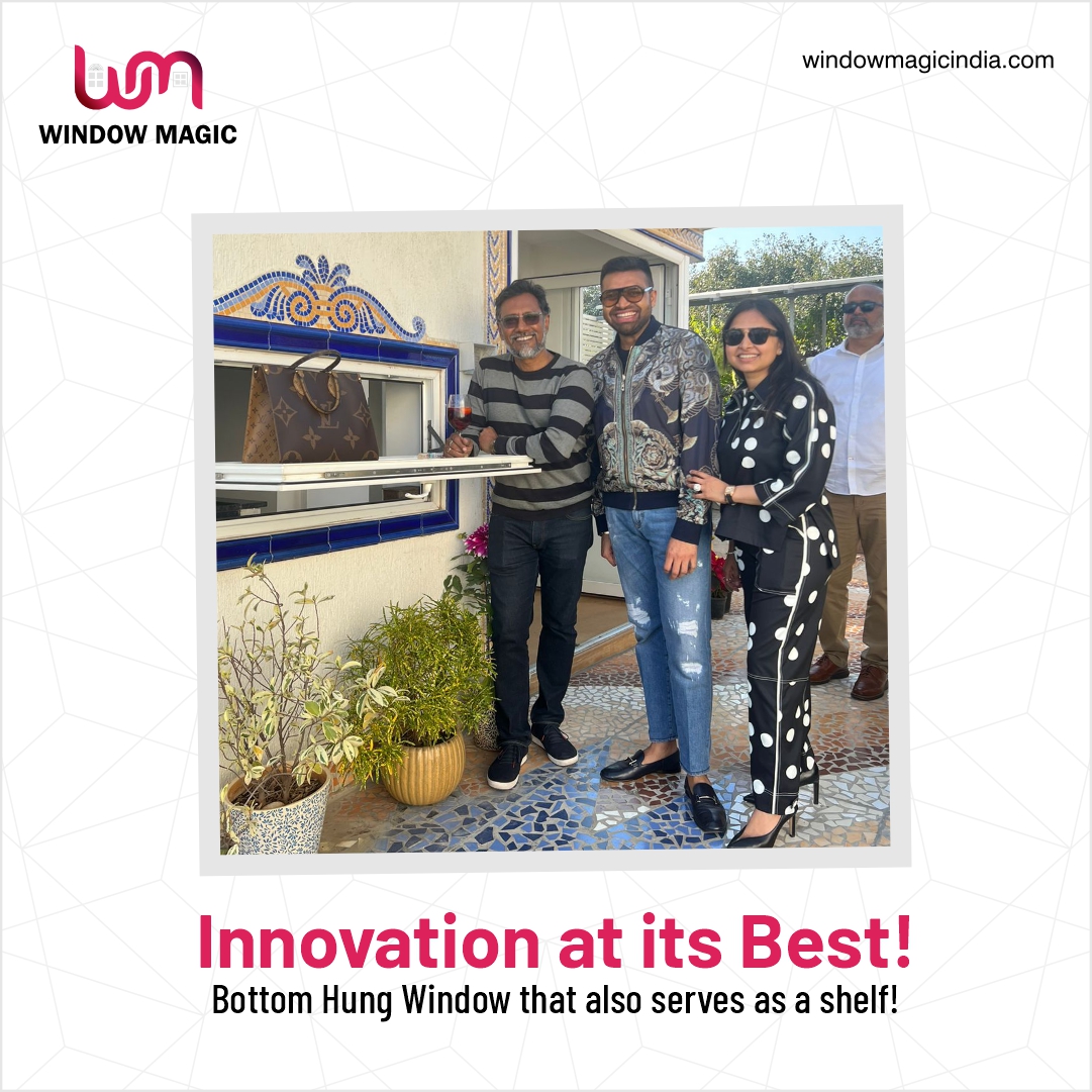 windowmagicIND's tweet photo. Look what we discovered at @Ar_Nilanjan luncheon! A Bottom Hung Window that can be used in innovative ways!
#WindowMagic #CreateWindowMagic #Innovation https://t.co/9N0pegumBo