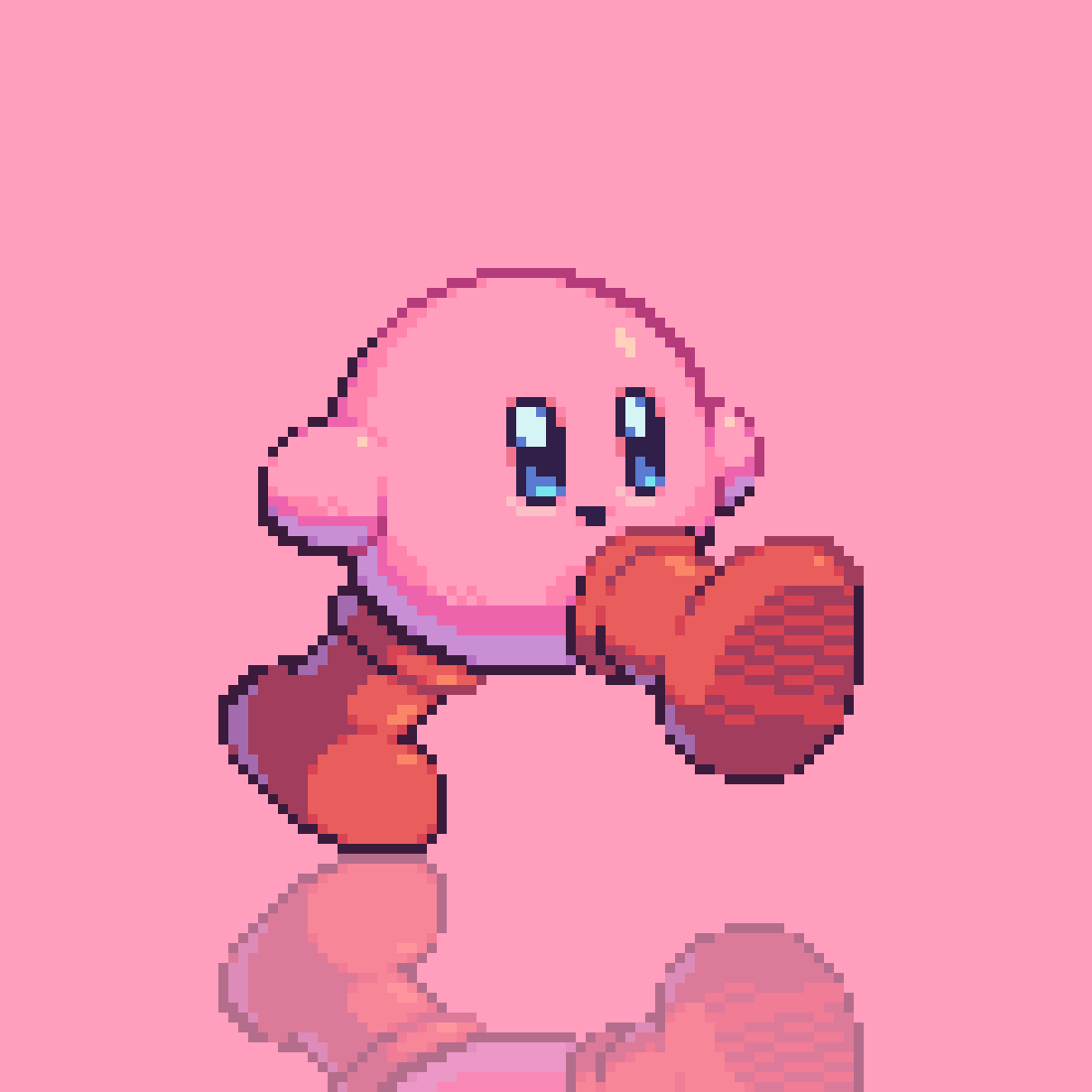gino rmous on Twitter: "RT @Pixel_Pit: Kirby found the big red boots"