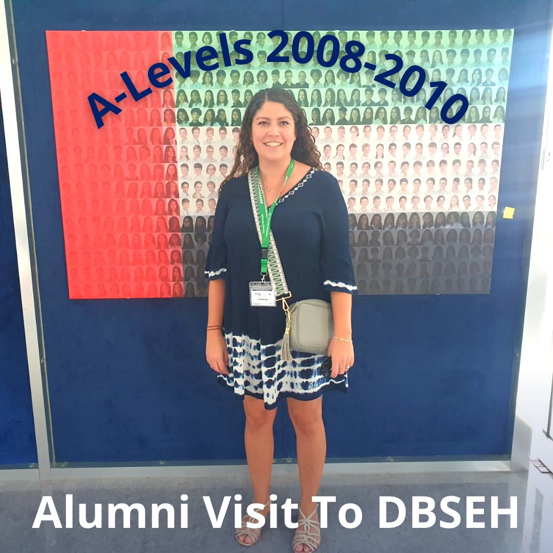 DubaiBritishEH's tweet photo. It was great having Tess and her husband visit DBSEH yesterday! Tess was an A-Level student from 2008-2010, who is now the Head of Geography at a Prep School in Berkshire countryside. Join our Alumni network on LinkedIn: Dubai British School Emirates Hills Alumni. #DBSAlumni https://t.co/qWG4qYzVU5