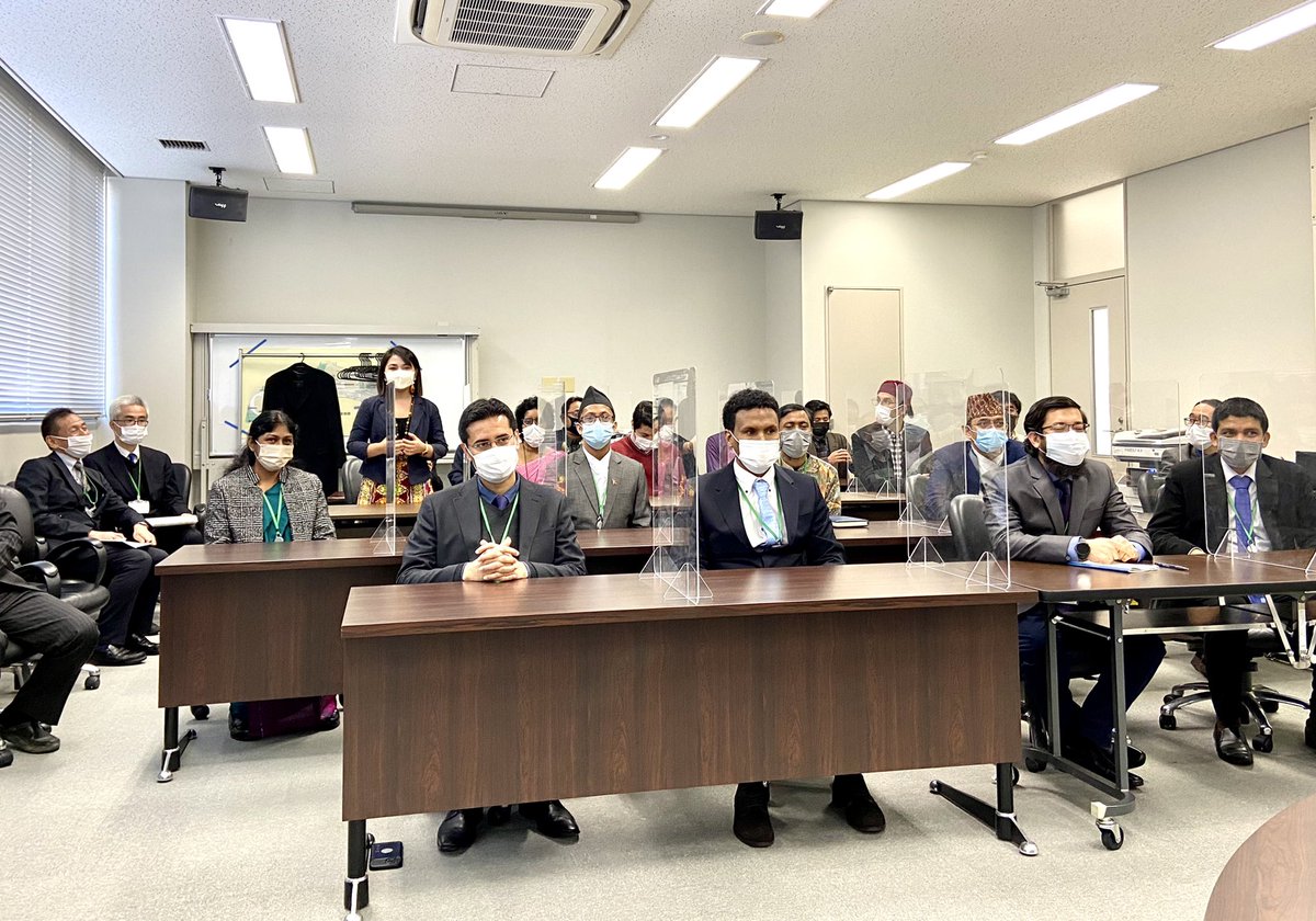 UN_PGA's tweet photo. Visiting ICHARM was a welcome opportunity to hear from Executive Director Dr. Toshio Koike & team — & the impressive graduate students — on the transformative steps being taken to shift the world to a sustainable & resilient path. https://t.co/omlFi0xcCZ