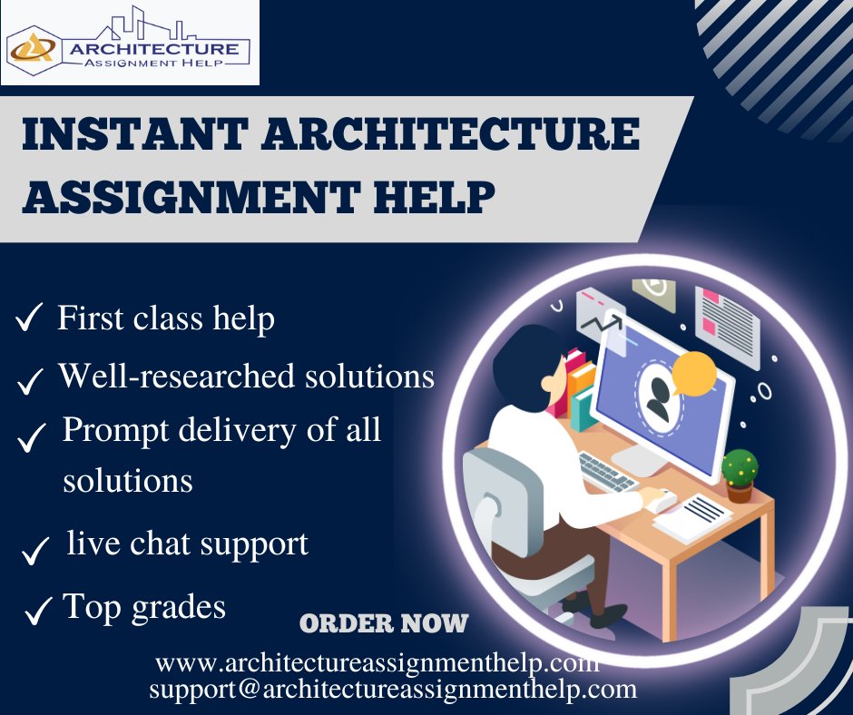 ArchitectureAs5's tweet image. #architectureassignmenthelp assists students to compose different assignments within the given deadline With a highly qualified and experienced group of assignment writing experts.
#architectureassignmenthelper #takemyarchitectureexam #domyarchitectureassignment #education
