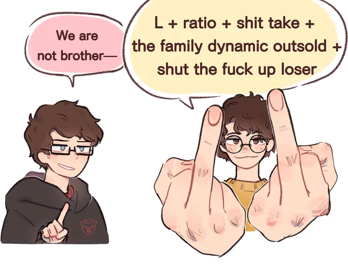 i am realizing i need to draw more twinsduo anyways VOTE TWINS .  