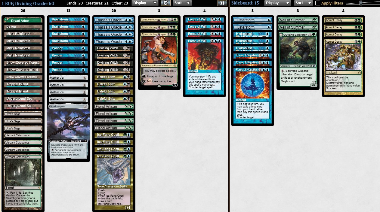 Maxtortion on Twitter "I'm trying a (not very good) Divining Witch