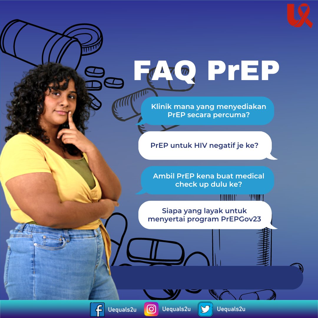 uequals2u's tweet photo. Ramai yang DM kami bertanyakan tentang PrEP yang diberikan secara percuma di 18 buah Klinik Kesihatan terpilih.
Di bawah merupakan FAQ yang sering kami terima dari anda semua.
Kepada yang dah dapatkan PrEP di KK kongsikan pengalaman anda di ruangan komen.
#PrEProtect #PrEPMY https://t.co/rtxD1kFVMc