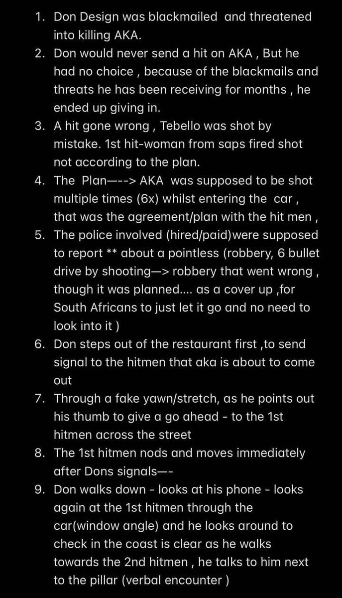 SikhulileH4306's tweet photo. Analysis on the case of AKA’s shooting. Food for thought. 🥺💔 #akaworldwide #AKA #AKAshooting https://t.co/jCUh8duMe3