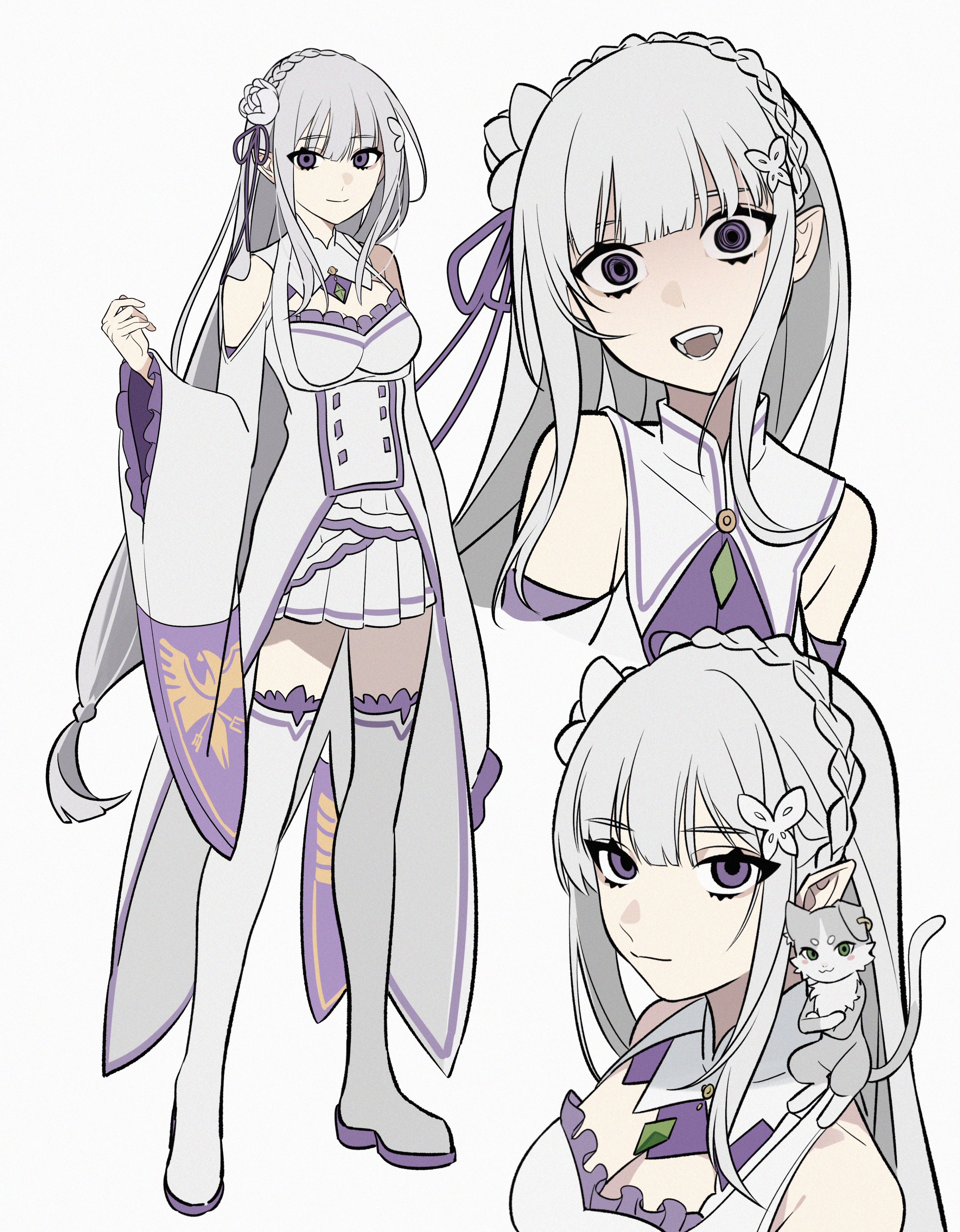 Re Zero Kara Hajimeru Isekai Seikatsu, Emilia, main character