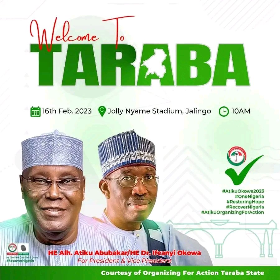 Madubukar5's tweet photo. Hello north east        #AtikuOrganizingForAction #AtikuIsComing2023                         #AtikuOkowa                              #WewantPDPback.           #recovertarabawithAtiku https://t.co/WxArEIDE0V