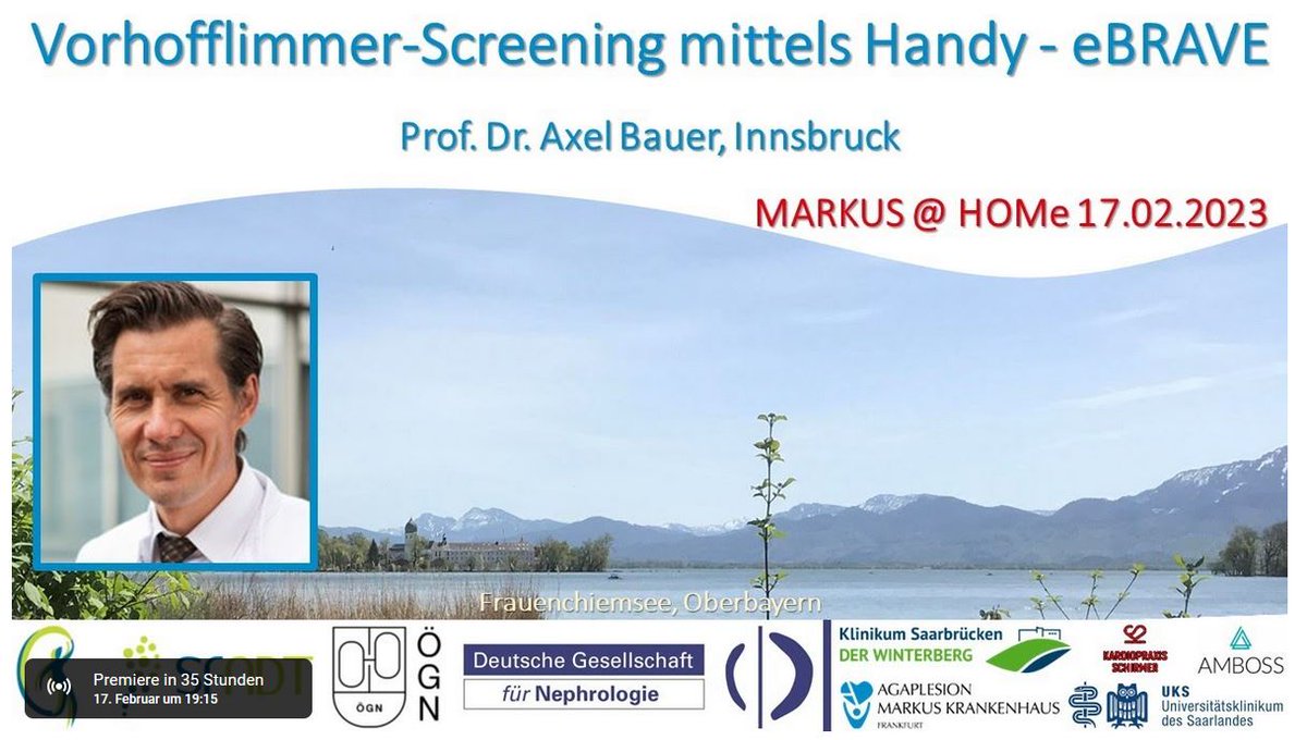 Florian Custodis (@floriancustodis) on Twitter photo Macht es Sinn #vorhofflimmern mittels 📲zu detektieren? Geht das überhaupt und was dann? Wir haben Prof. A. Bauer PI der #eBRAVE Studie gefragt. Don´t miss it on #markus@home 👉youtube.com/watch?v=43nfbs… <a href="/gunnar_heine/">Gunnar Henrik Heine</a> <a href="/StephanSchirme2/">Stephan Schirmer</a> <a href="/klinki_hh/">Michael Klinkhammer</a> <a href="/KardiologieHH/">Erik Rafflenbeul</a> Macht es Sinn #vorhofflimmern mittels 📲zu detektieren? Geht das überhaupt und was dann? Wir haben Prof. A. Bauer PI der #eBRAVE Studie gefragt. Don´t miss it on #markus@home 👉youtube.com/watch?v=43nfbs… <a href="/gunnar_heine/">Gunnar Henrik Heine</a> <a href="/StephanSchirme2/">Stephan Schirmer</a> <a href="/klinki_hh/">Michael Klinkhammer</a> <a href="/KardiologieHH/">Erik Rafflenbeul</a>
