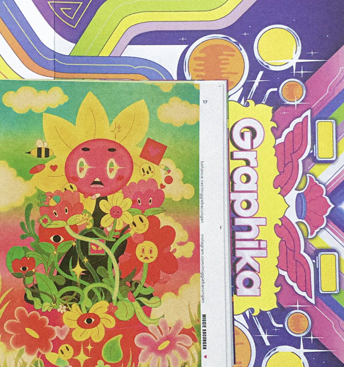 A bouquet for the Graphika art book 🌸🌷🌻