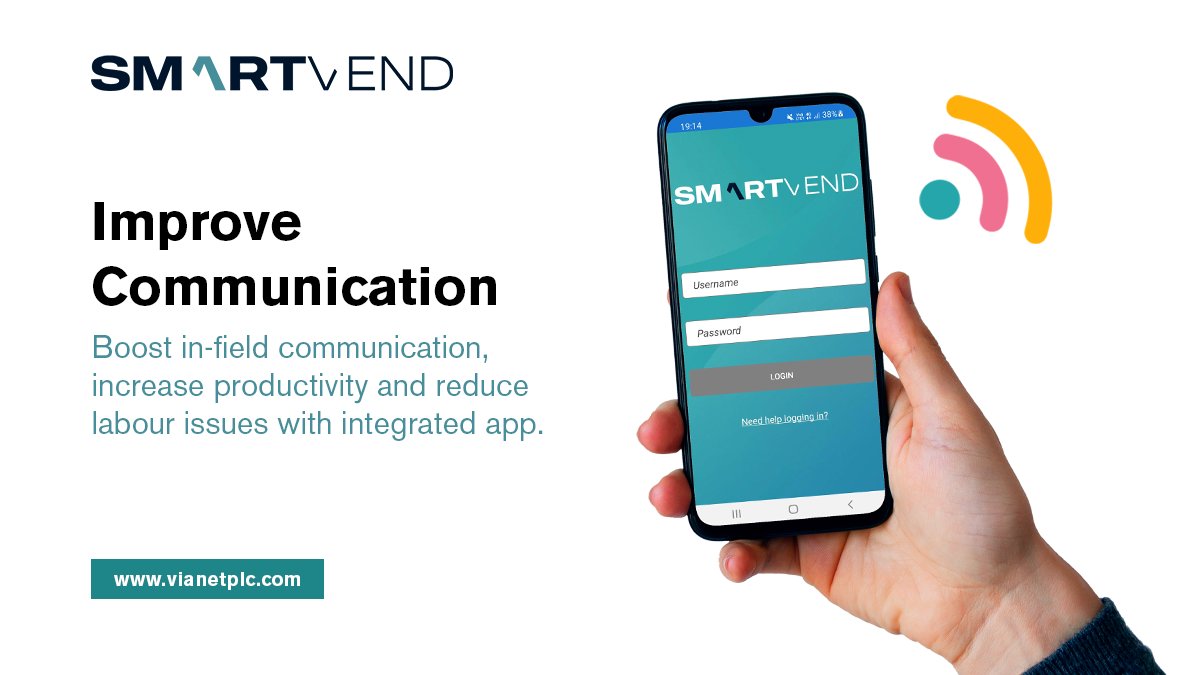 VianetGroupPLC's tweet image. 📱👷🏽‍♂️ IMPROVE COMMUNICATION📱👷🏽  

The team at @VianetGroupPLC are committed to making life easier for #vendingoperators and #engineers, investing significantly into the development of our existing products to drive efficiency #SmartVendApp