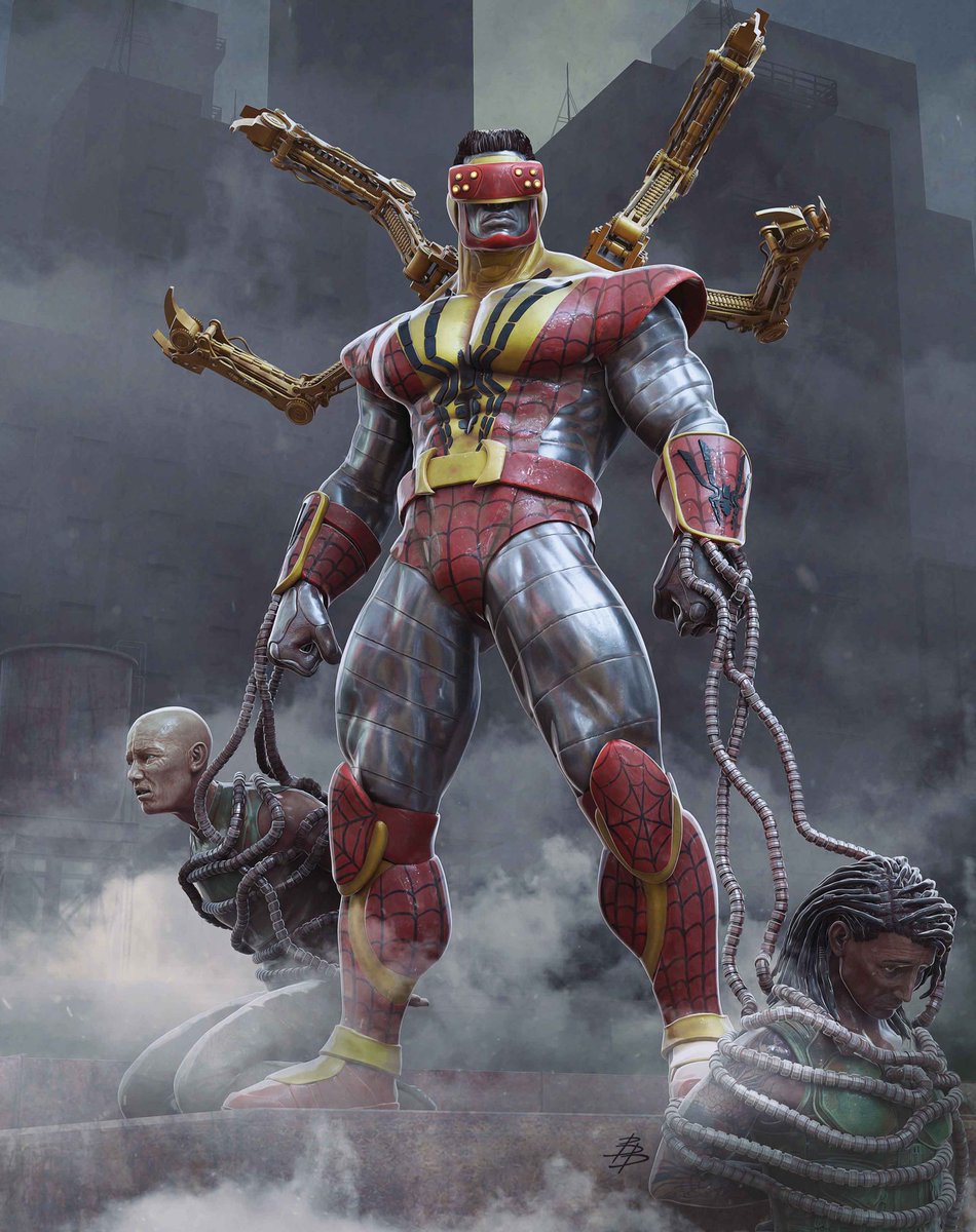 Badass upcoming X-FORCE #40 Spider-Verse Variant Cover by Björn Barends <a href="/BjornBarends/">Björn barends</a> (2023) 😎
facebook.com/BarendsIllustr…
#spiderman #spiderverse #xforce #xmen #colossus <a href="/Marvel/">Marvel Entertainment</a> #comic