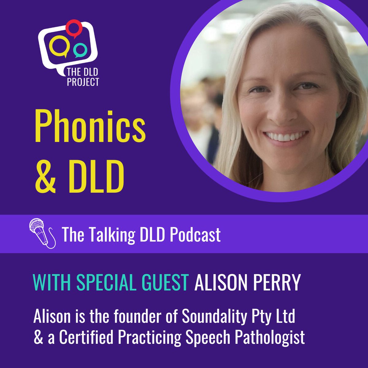 ✨🎙✨ Phonics &amp; #devlangdis | S04E01 of The Talking DLD Podcast is LIVE: thedldproject.com/phonics-dld/

Children with DLD are at a higher risk of finding learning to read and spell more challenging than their peers. In this episode we talk evidence based strategies with <a href="/AlisonPerrySP/">Alison Perry</a>