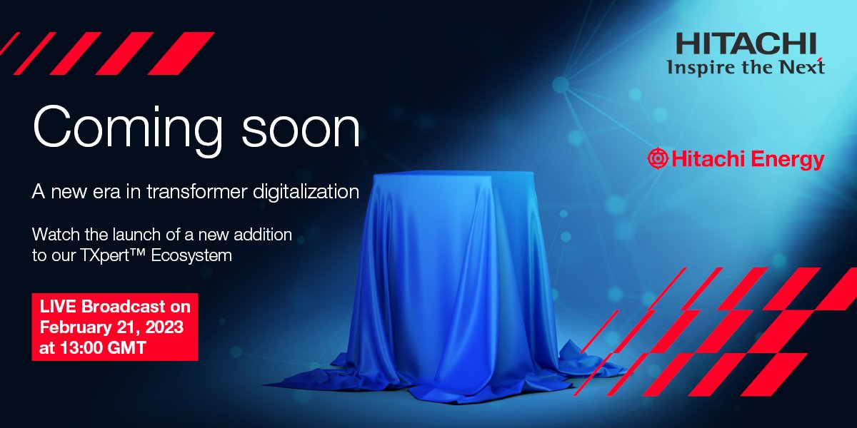 hitachienergy's tweet image. Get ready for the launch of a new addition to TXpert™ Ecosystem at the Burj Khalifa in #Dubai. Save your seat now! ➡️ linkedin.com/events/7029426…
📆 Feb 21, 2023, at 13:00 GMT

#TXpert #Transformers #LiveEvent #Digitalization #ProductLaunch #HeartOfTXpert