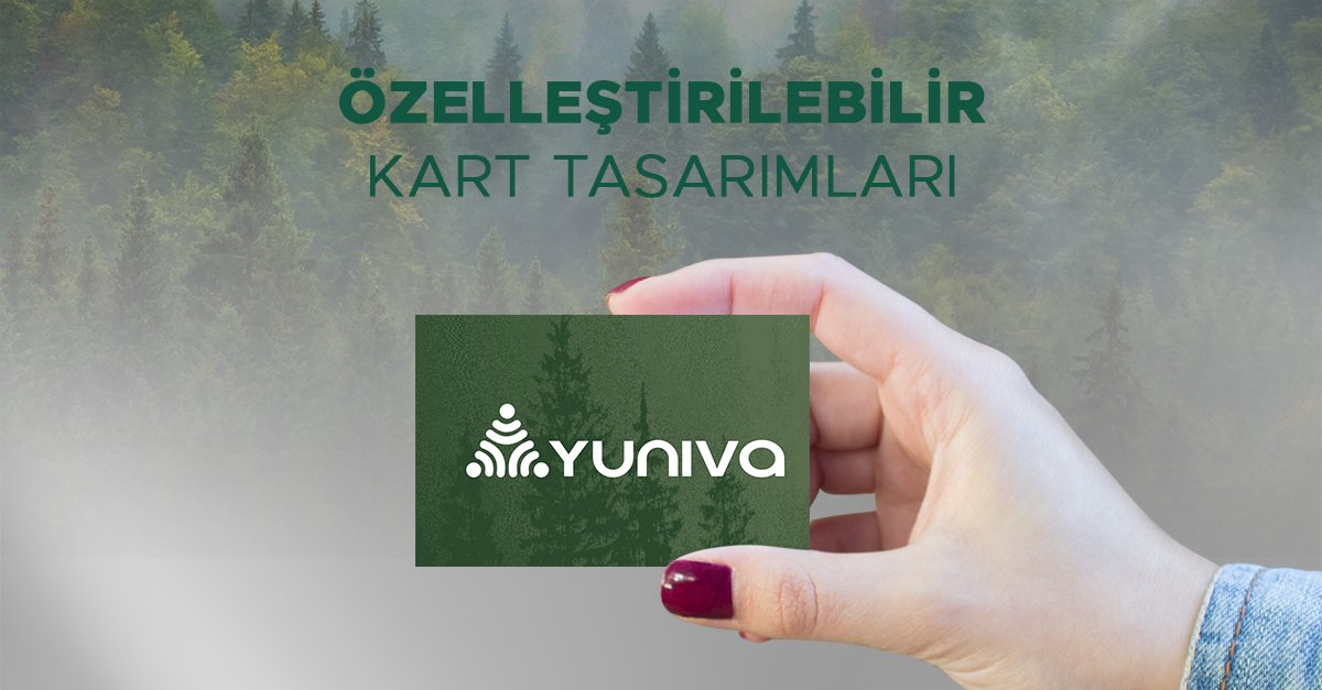 Yuniva Dijital Kartvizit’te tasarımınızın marka kimliğinize uygun olarak hazırlanmasına olanak sağlıyoruz. İstediğiniz şablonu kullanarak kartvizitinizin baskısını özelleştirebilirsiniz.

#yunivacard #dijitalkartvizit #dijitalkart #nfccard #digitalbusinesscard