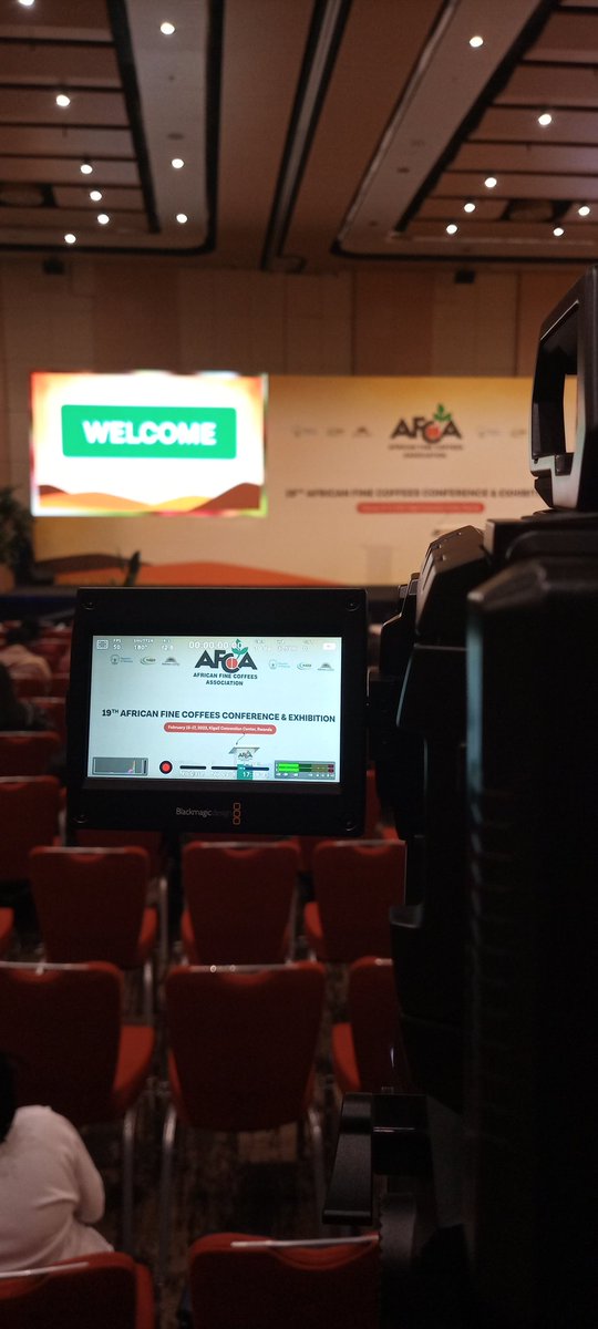 faustinigena's tweet photo. The 19th African Fine Coffees Conference &amp; Exhibition will kickoff shortly at #Kigali convention center. The sound, AV and decorations are all ready. @fine_coffees @Rwacof #Rwanda https://t.co/3JK1c3GpiN