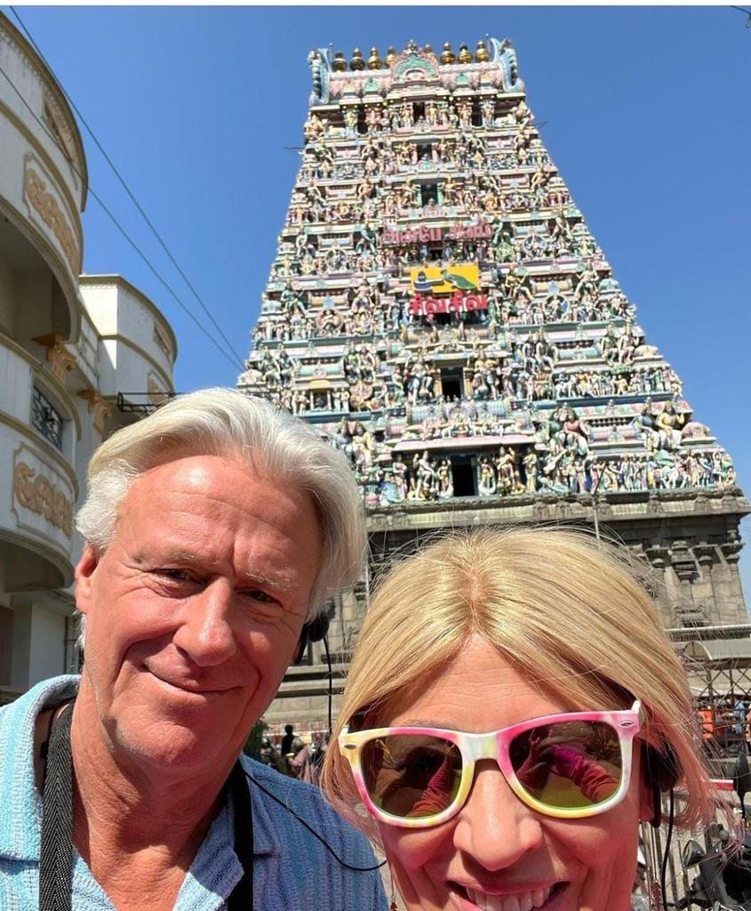 swami2005's tweet photo. Spotted in Kapaleeswarar sannidhi street, Mylapore, Chennai … the Tennis legend Bjorn Borg. His son is playing Chennai open. https://t.co/vKntGA5bpU