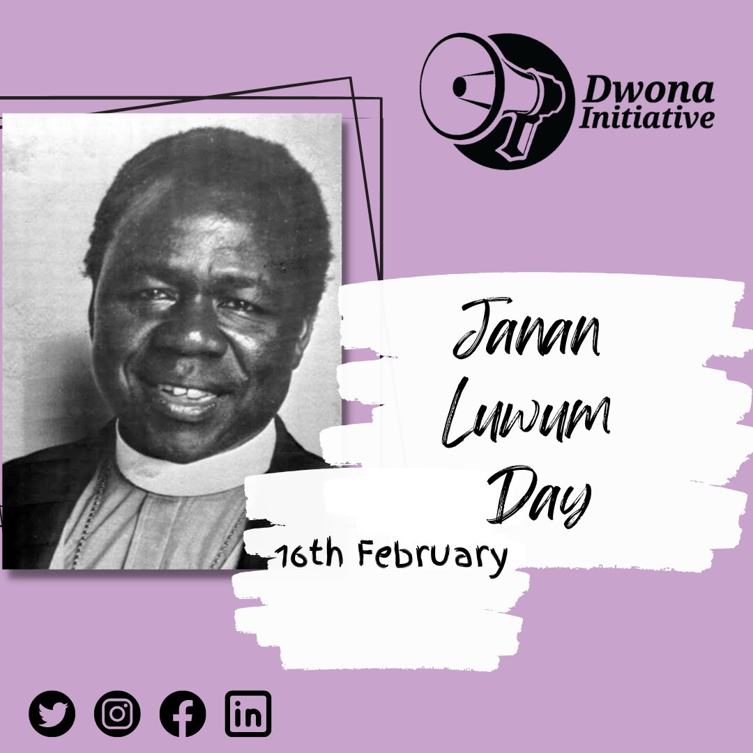 Worked as a parish priest | Elected Bishop Northern Uganda | Later Archbishop of Uganda, Rwanda, Burundi and Boga-Zaïre | We celebrate you Janan Luwum! ☄️
<a href="/BebraveUganda/">Brave Movement Uganda</a> <a href="/BeBraveAfrica/">Brave Movement Africa</a> <a href="/BeBraveGlobal/">Brave Movement</a> <a href="/EUinUG/">EU in Uganda</a> <a href="/ChurchofUganda_/">Church of Uganda</a> 
#JananiLuwumDay #JananiLuwum23 #JananLuwumDay