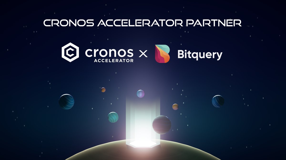 Cronos (@cronos_chain) on Twitter photo 1/ <a href="/Bitquery_io/">Bitquery.io ( Bloxy )</a>
We're excited to have Bitquery onboard as a partner for the #Cronos Accelerator program!
Their software products are essential in parsing, indexing, and storing blockchain data in a unified manner, and provide valuable insights via APIs and explorer. ⛓ 1/ <a href="/Bitquery_io/">Bitquery.io ( Bloxy )</a>
We're excited to have Bitquery onboard as a partner for the #Cronos Accelerator program!
Their software products are essential in parsing, indexing, and storing blockchain data in a unified manner, and provide valuable insights via APIs and explorer. ⛓