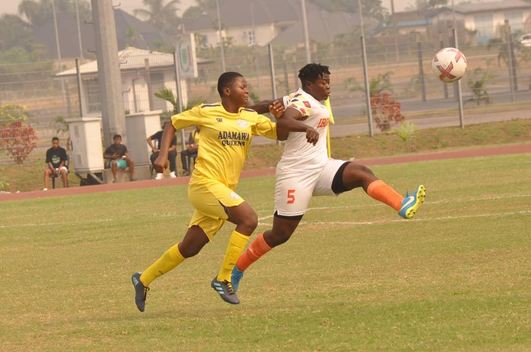 TheNWFL's tweet photo. 📷PHOTOS: From Uyo📍

Ibom Angels 2-0 Adamawa Queens 

Second half strikes from Udeme Uko and Adekemi Akintan stirred the Uyo based ladies to a winning ways return at the expense of their Yola based counterparts. 

#NWFL23| #IBOADA| #NWFLPremiership https://t.co/0hVrxxbdSB