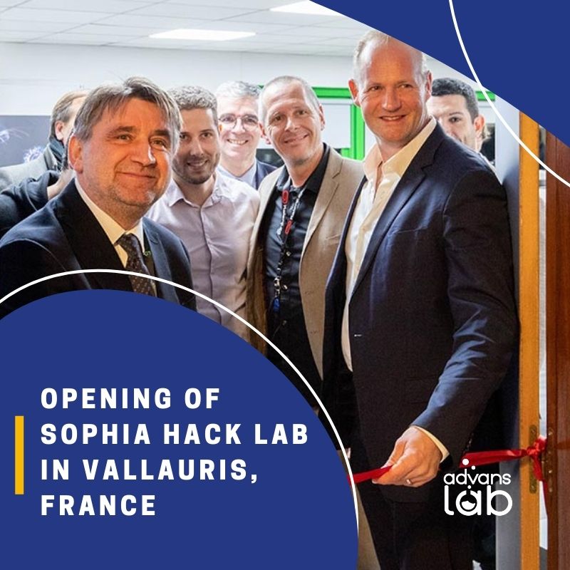 AdvansGroup's tweet photo. [New opening]
We are excited to announce the opening of Sophia Hack Lab #SHL, in Sophia, France !

The SHL is hackerspace/makerspace "Powered by ADVANS Group" through #AdvansLab

The SHL was inaugurated on January 25, 2023. https://t.co/97ciFsV75L