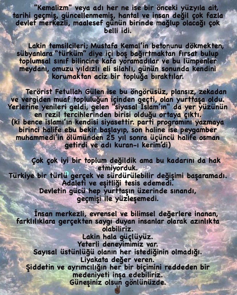 onuravci's tweet photo. Özet ve gelecek üzerine. https://t.co/REpIeiHSrK