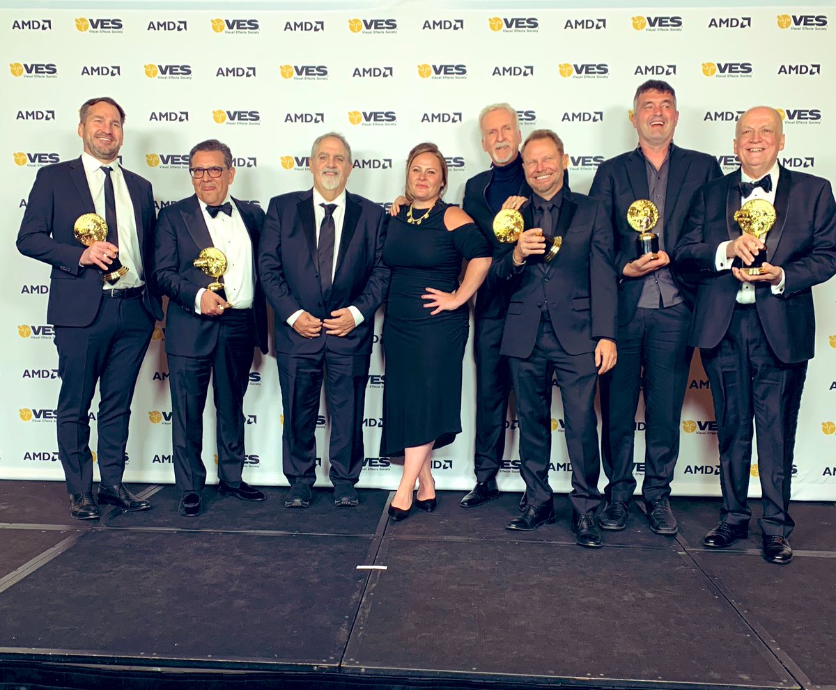 WetaFXofficial's tweet photo. OUTSTANDING VISUAL EFFECTS IN A PHOTOREAL FEATURE
 
#AvatarTheWayOfWater 

Richard Baneham, Walter Garcia, Joe Letteri, Eric Saindon, JD Schwalm 🌟🌟

#VESAwards #Wētāfx https://t.co/i0KwCg8AMt