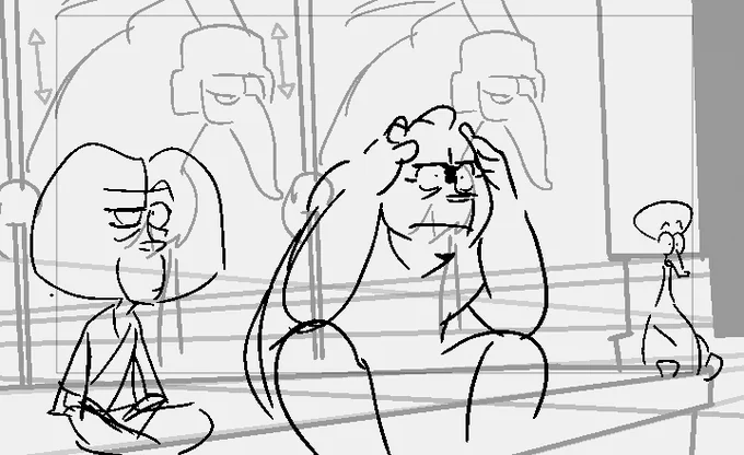 Some panels from when I storyboarded on Kung-fu Panda: Dragon Knight season 2 😙 